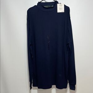 Croft & Barrow Navy Long Sleeve Tee